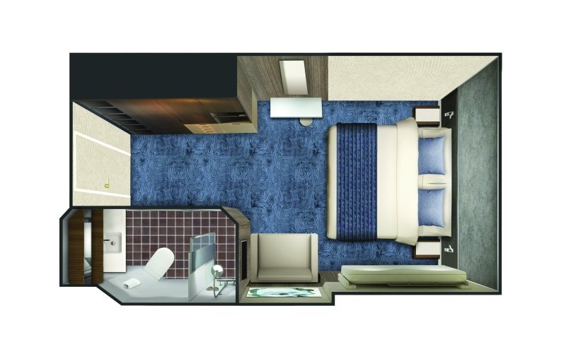 Cabine individuelle intérieure