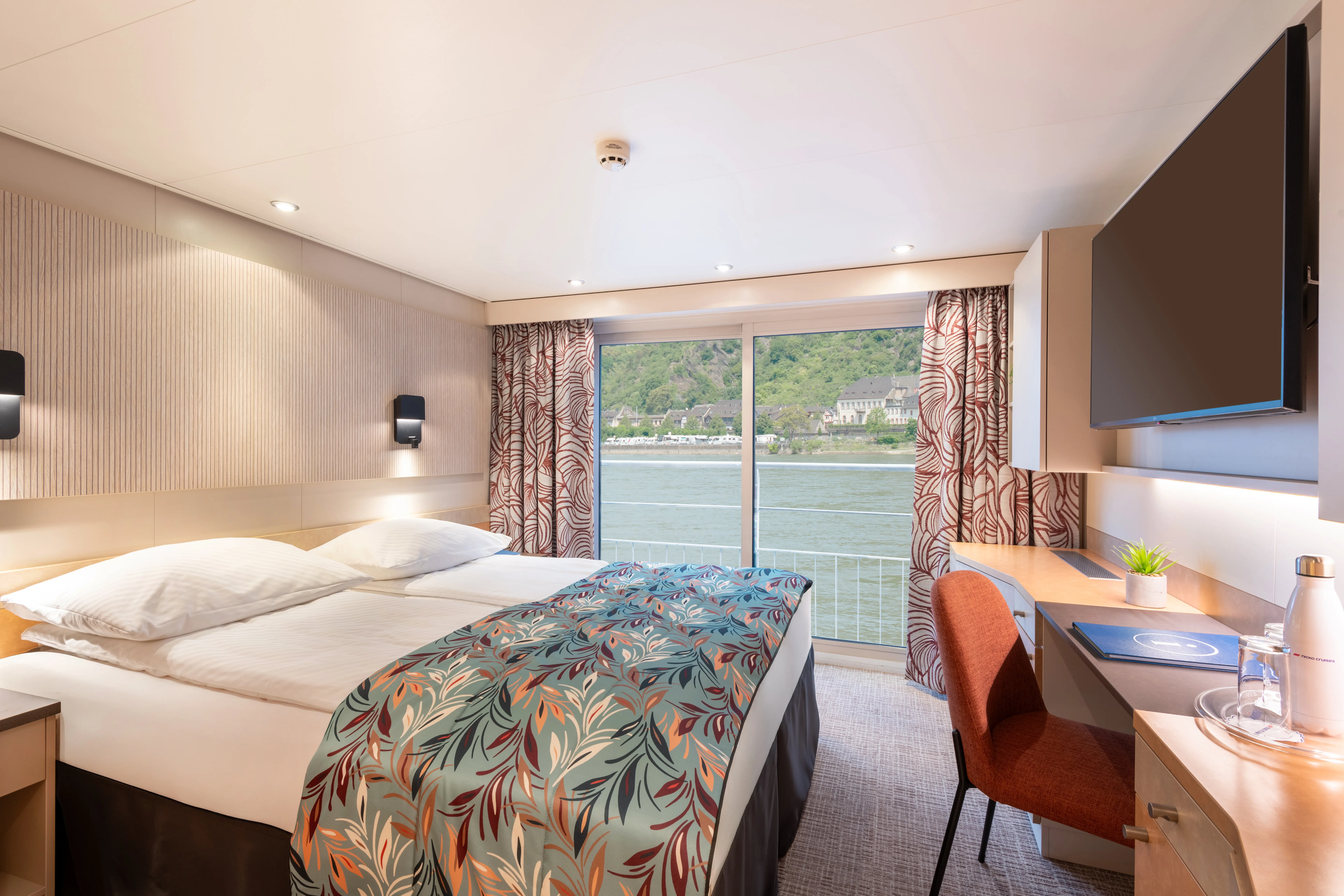 2-Bett Oberdeck achtern mit französischem Balkon