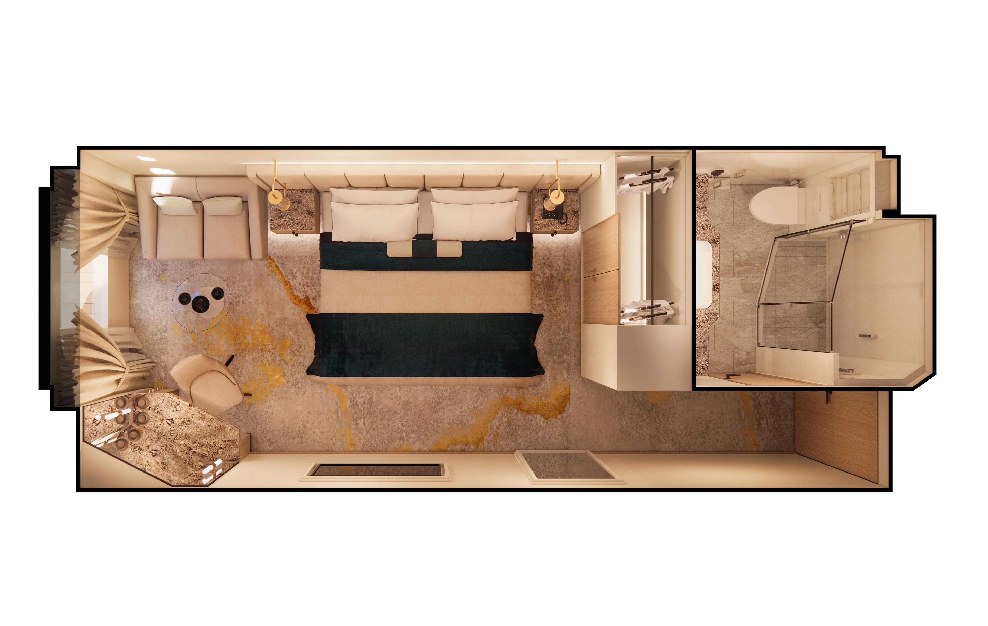 Suite Aquamarine avec vue sur océan