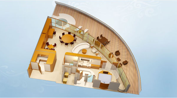 Suite royale Concierge avec véranda
