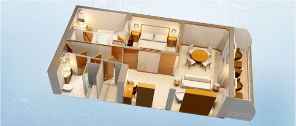 Suite Concierge à 1 chambre avec véranda