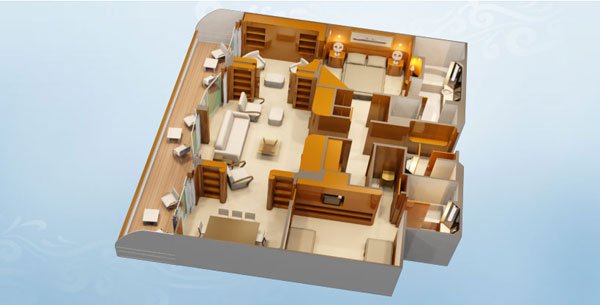 Suite royale Concierge avec véranda