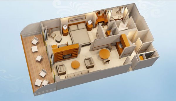 Suite Concierge à une chambre avec véranda