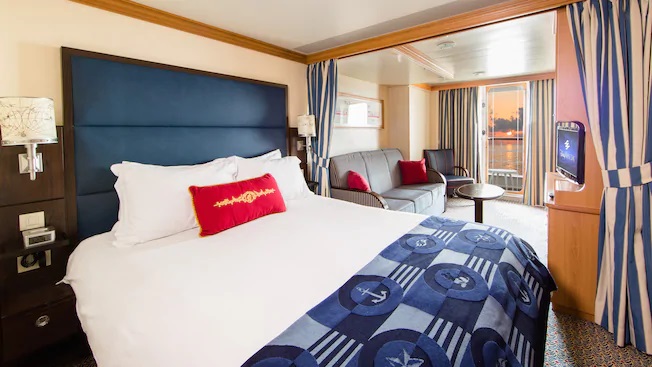 Cabine familiale Concierge avec vue sur mer et véranda