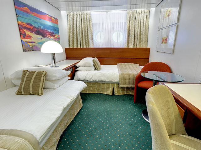 Cabine avec vue sur mer