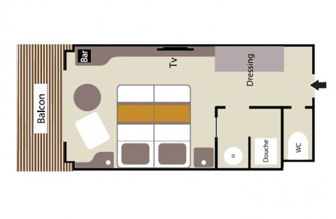 Cabine Prestige sur le pont 6