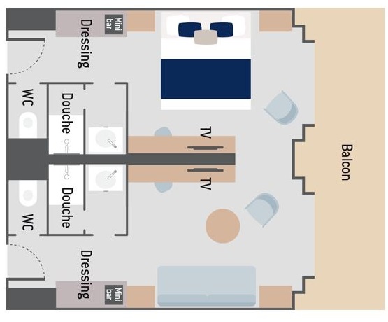 Suite Grand Prestige sur le pont 6