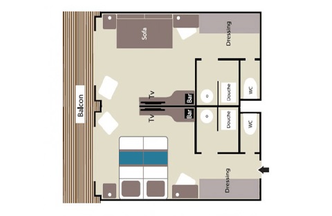 Suite Prestige sur le pont 5