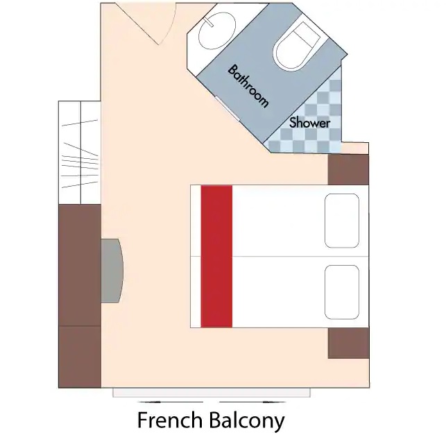 Cabine avec balcon français