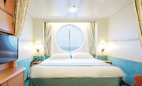 Cabine avec vue sur mer