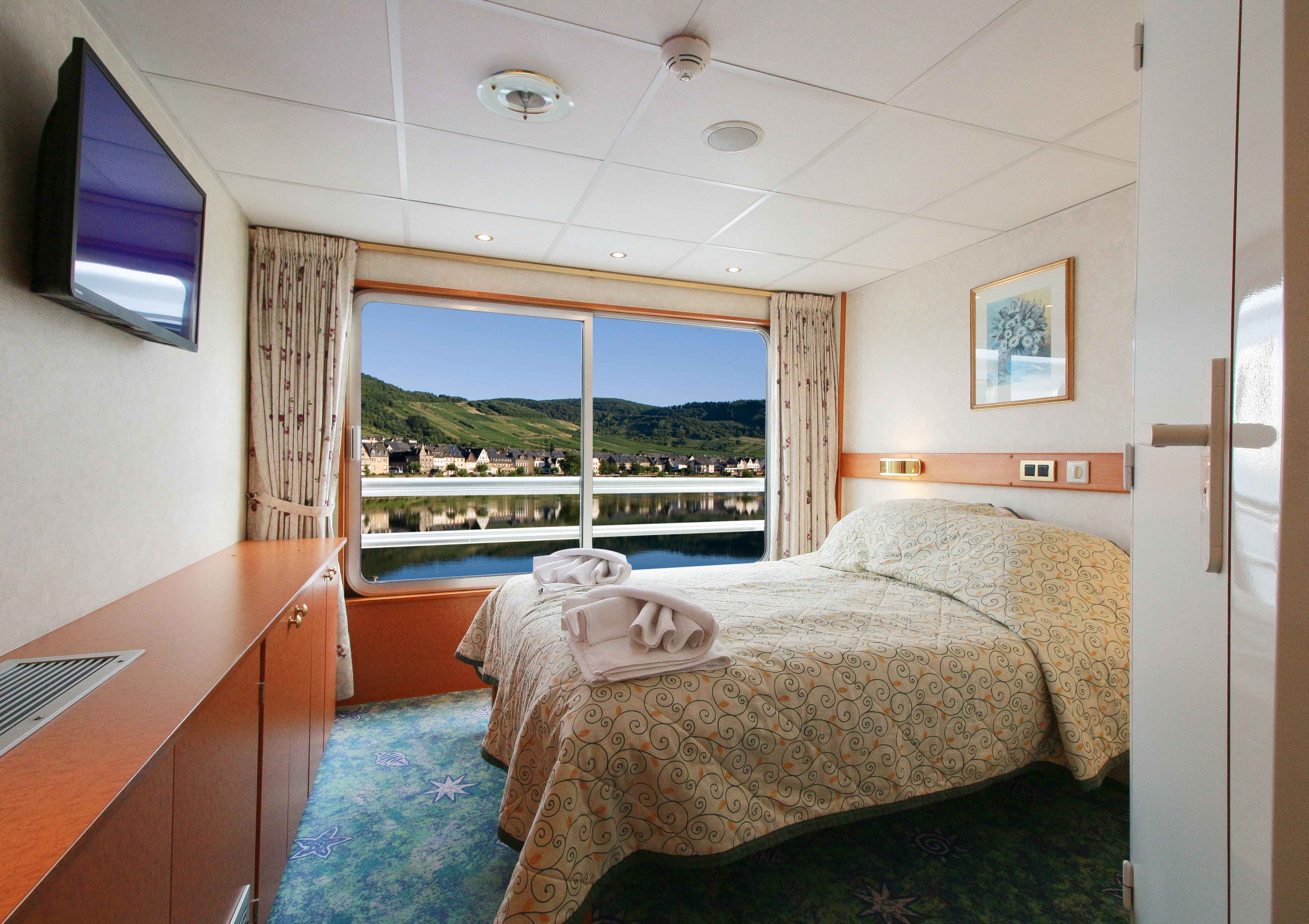 CABINE DE CATEGORIE A AVEC 2 LITS SEPARABLES SUR LE PONT SUPERIEUR