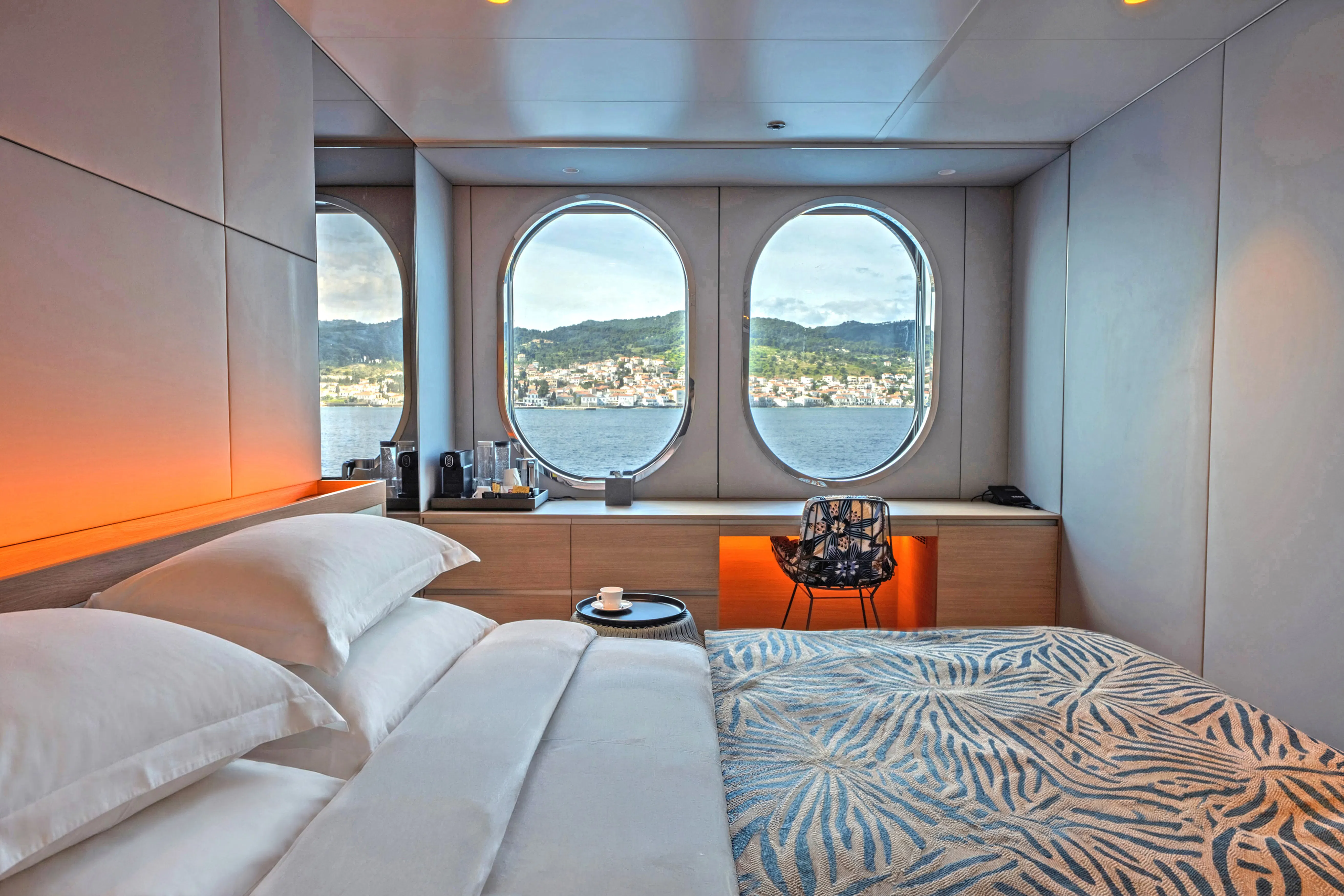 Cabine avec vue sur l'océan