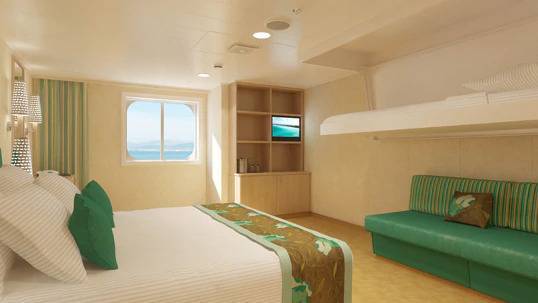 Cabine avec spa et vue sur océan (vue obstruée)
