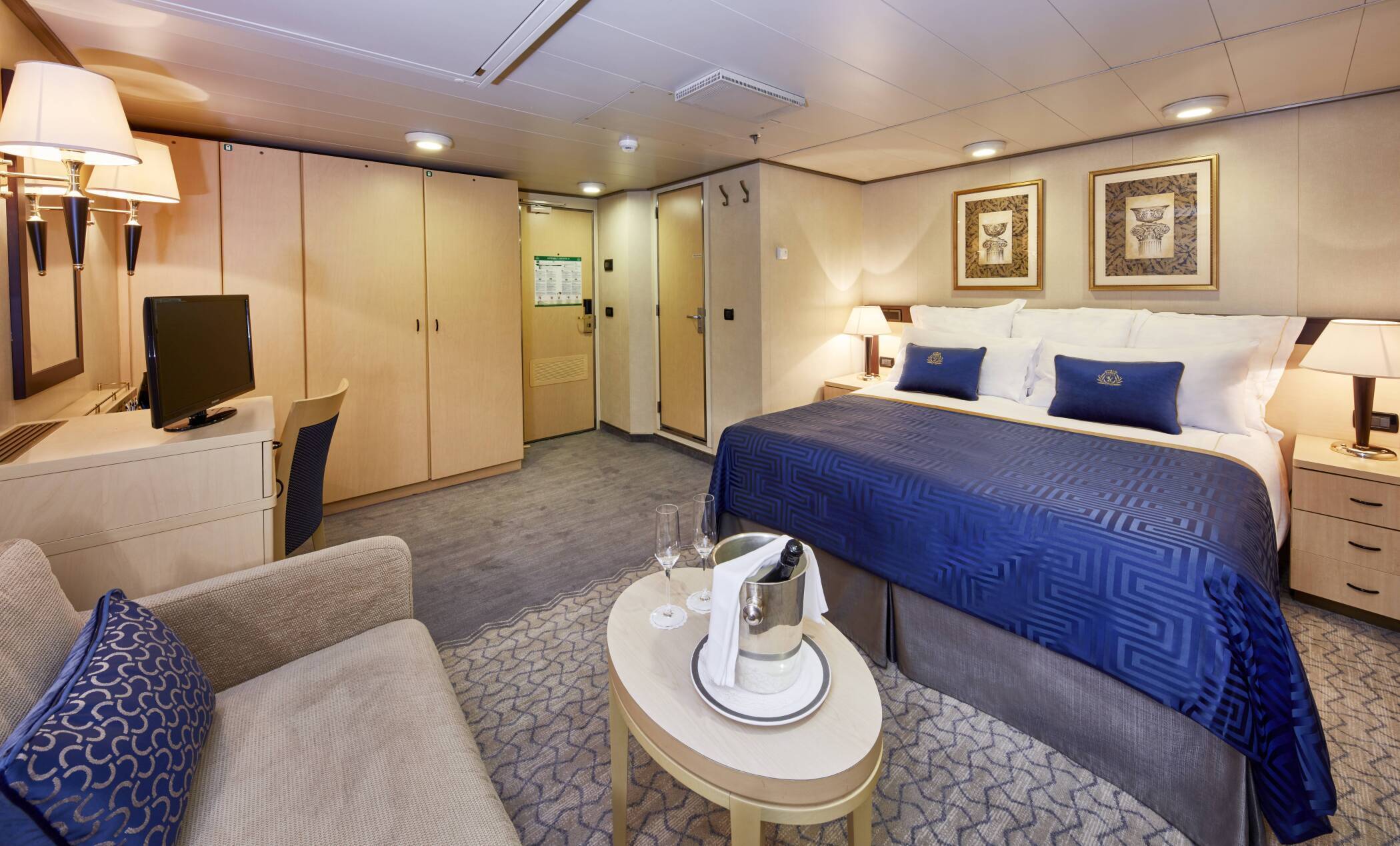 Cabine intérieure de luxe