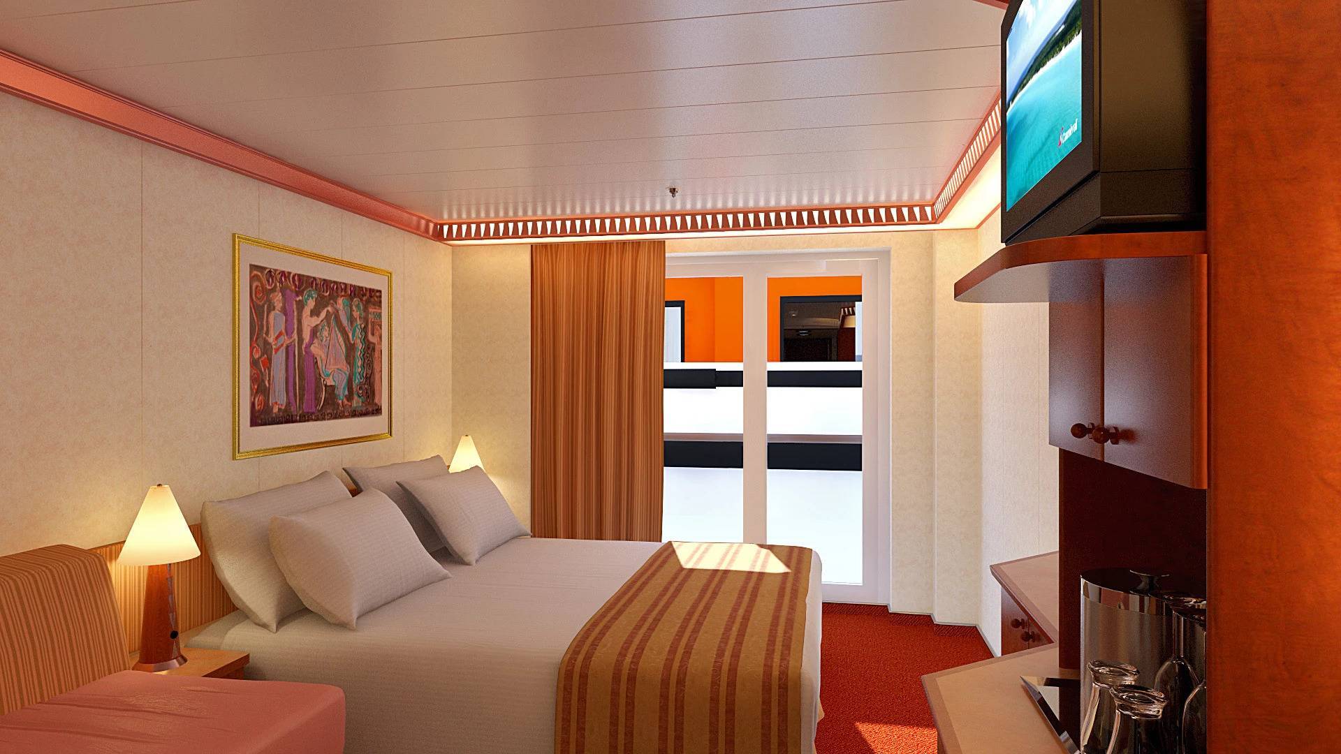 Cabine intérieure avec fenêtre (vue réduite)