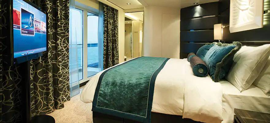 Suite Le Havre de luxe du propriétaire avec grand balcon