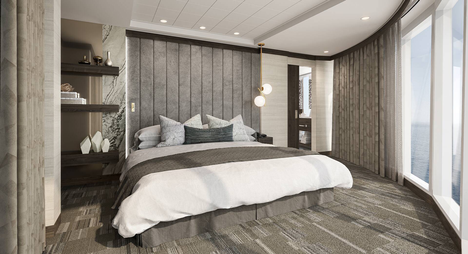 Suite de luxe du propriétaire Le Havre avec grand balcon