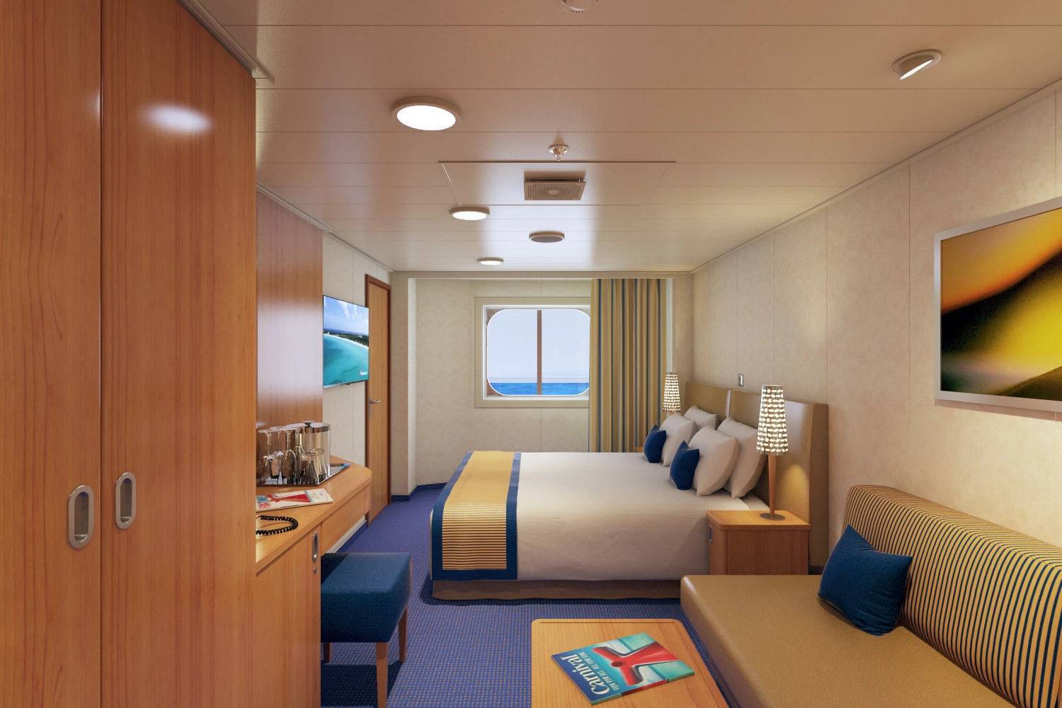 Cabine avec vue sur océan