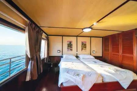 CABINE AVEC 2 LITS AU PONT SUPERIEUR