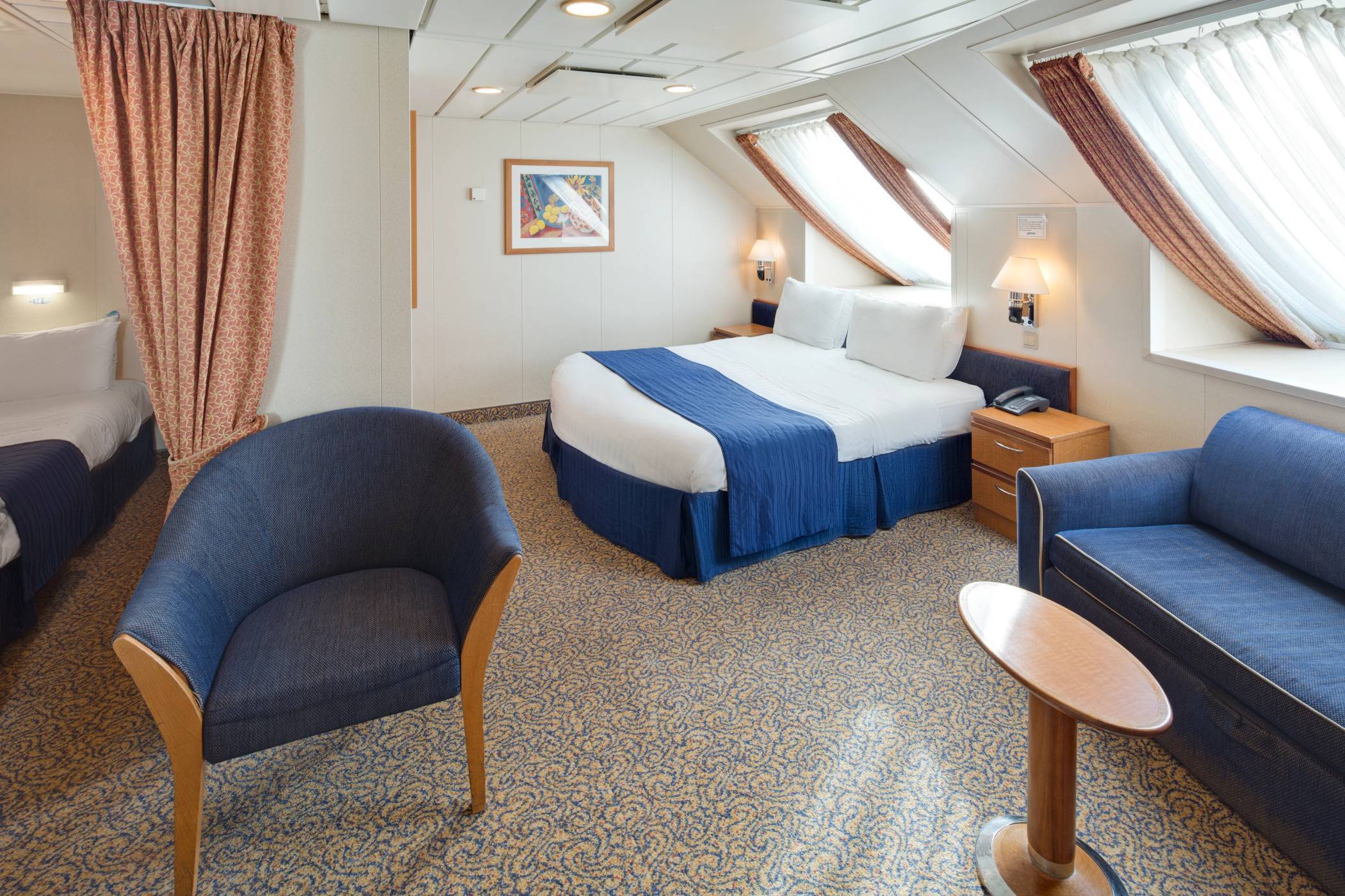 Cabine ultra spacieuse avec vue sur mer
