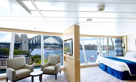 Suite panoramique avec vue sur mer (Pas de balcon)   