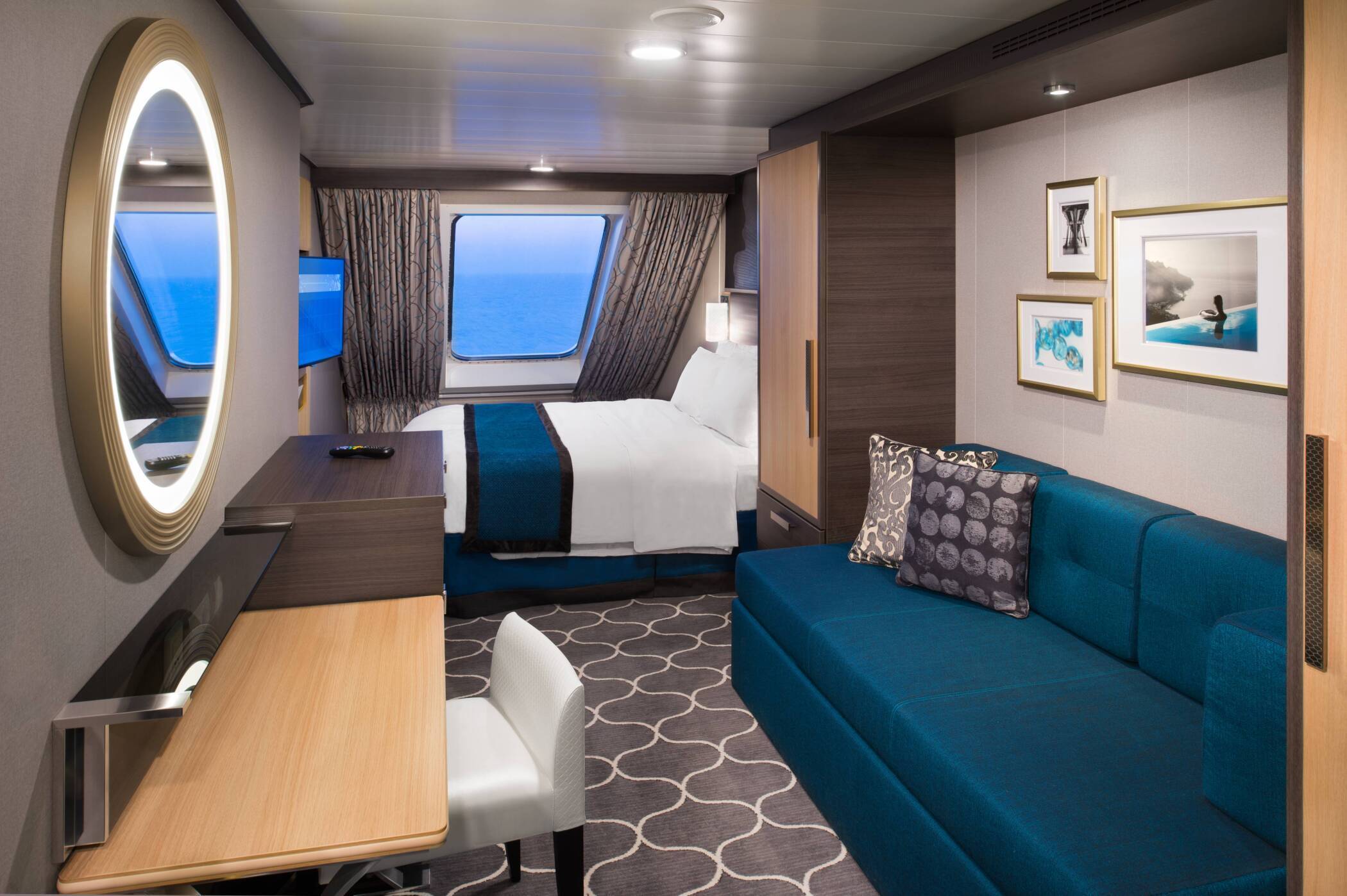 Cabine avec vue sur mer
