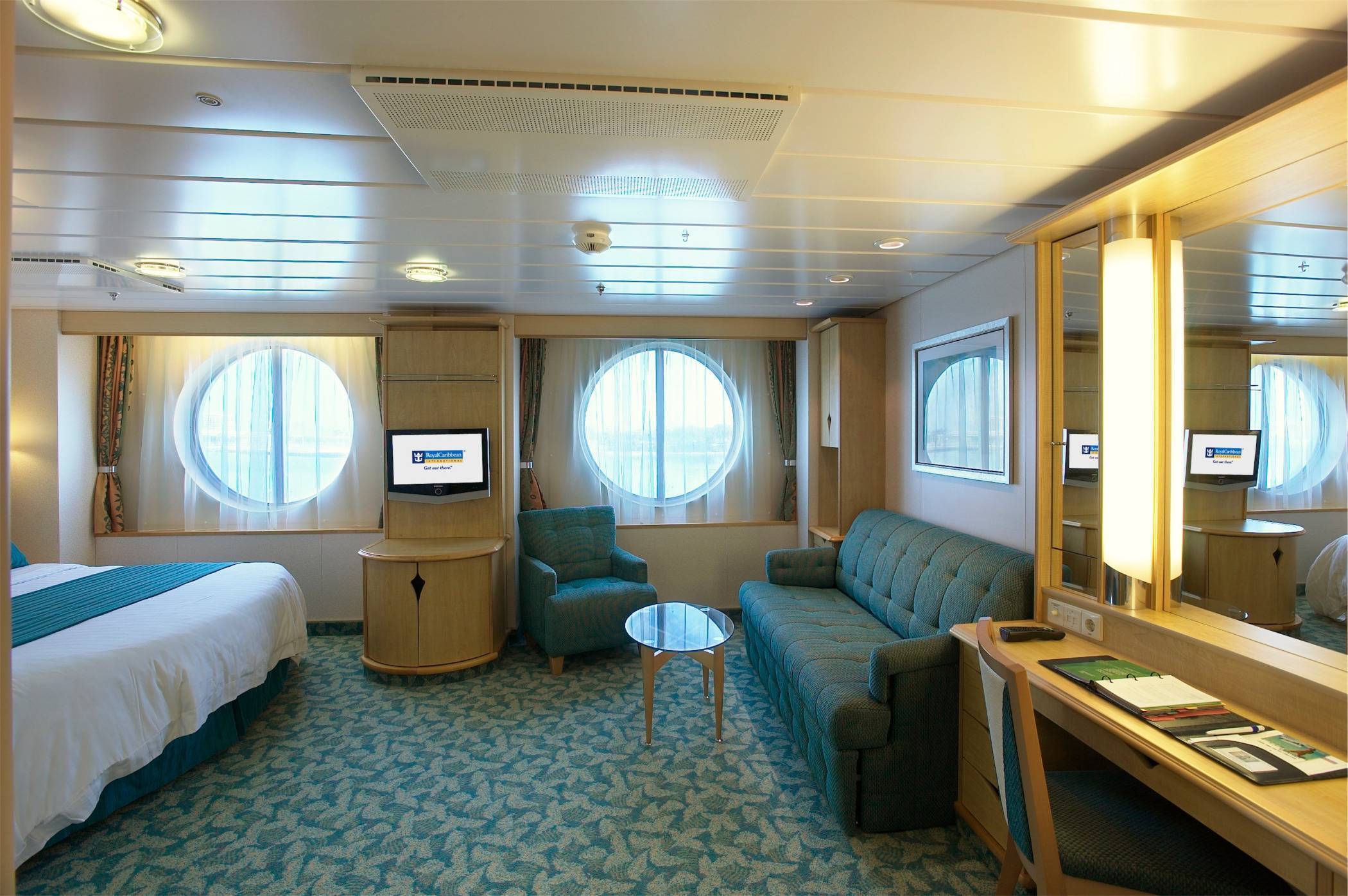 Cabine avec vue ultra spacieuse sur mer