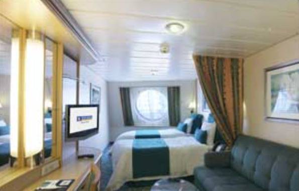 Cabine spacieuse avec vue sur mer