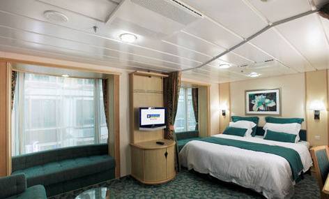 Cabine intérieure spacieuse avec vue sur promenade