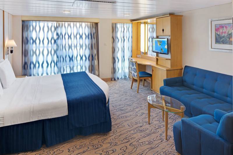 Cabine spacieuse à balcon avec vue sur mer