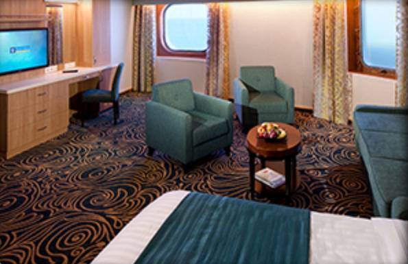 Cabine ultra spacieuse avec vue sur mer