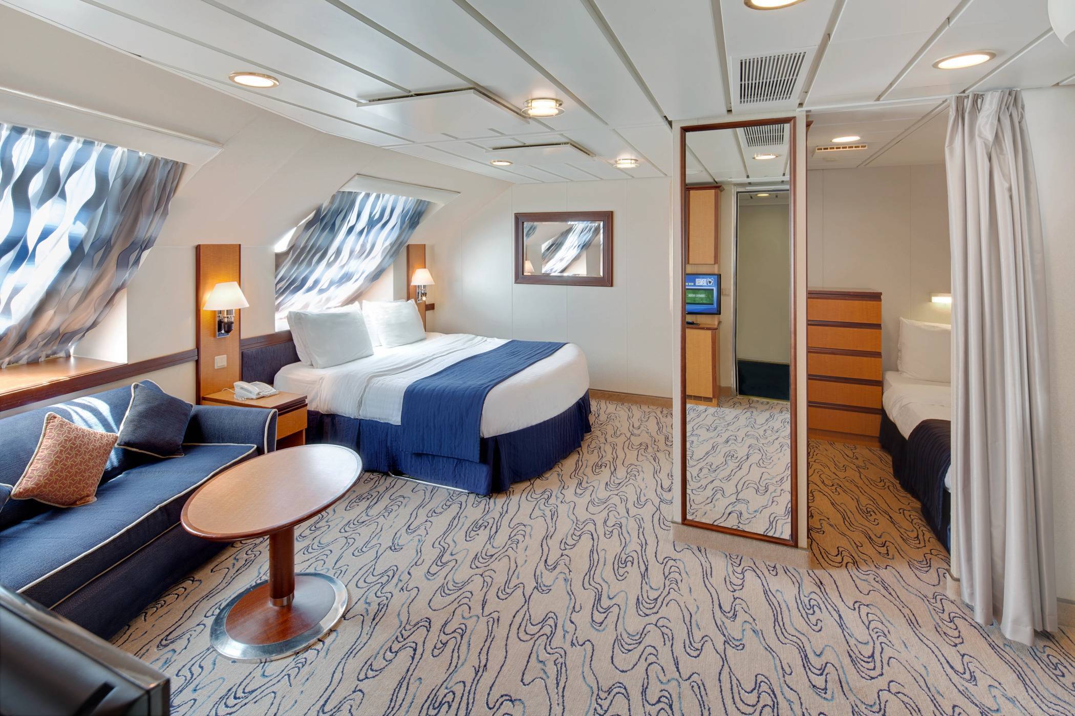 Cabine avec vue ultra spacieuse sur mer
