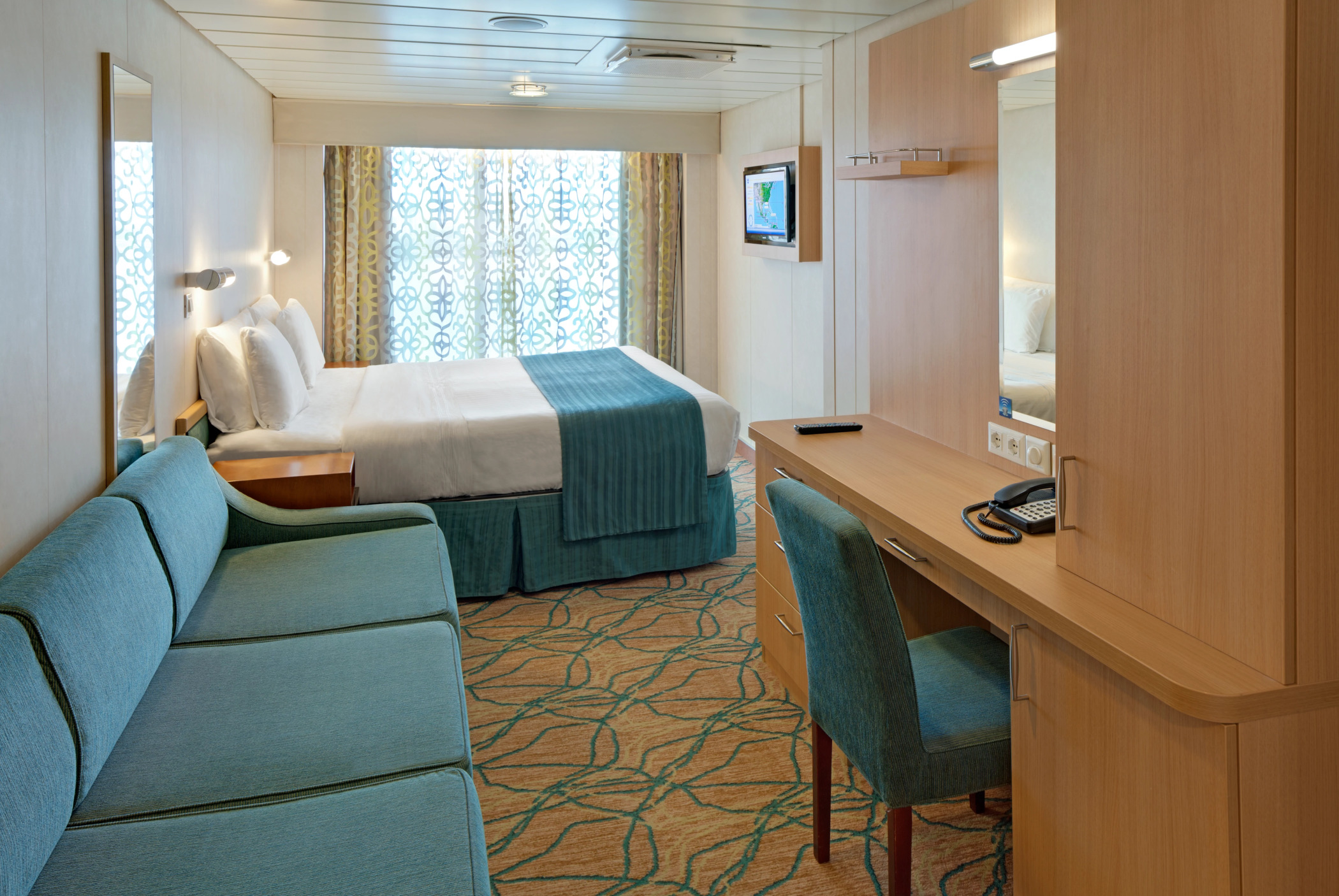 Cabine spacieuse avec vue sur mer
