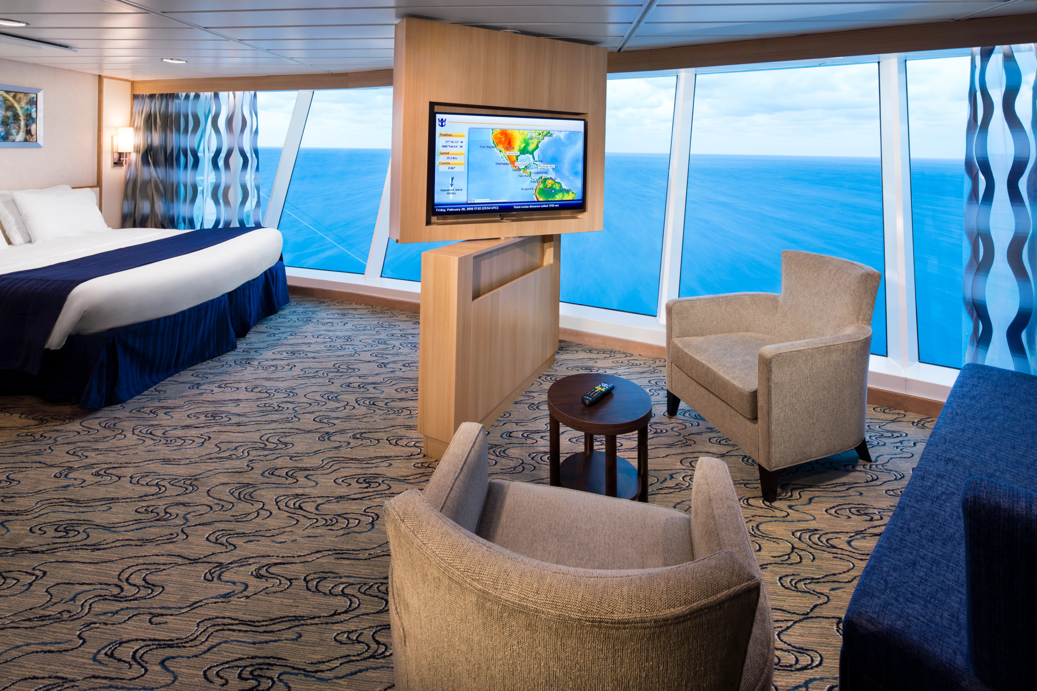 Suite panoramique avec vue sur mer (Sans balcon)