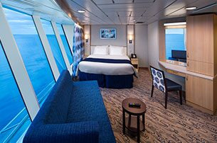 Cabine spacieuse avec vue sur mer