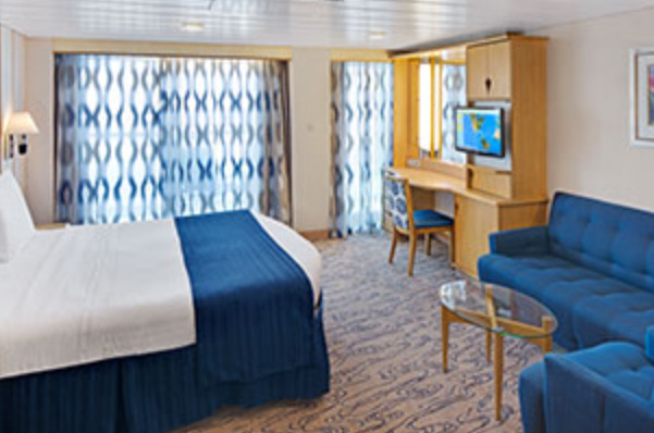 Cabine spacieuse à balcon avec vue sur mer