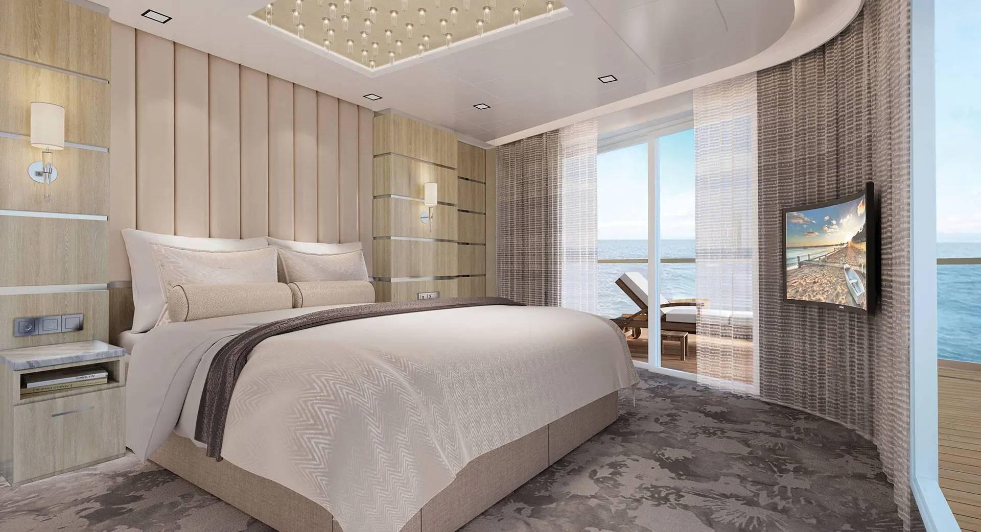 Suite du propriétaire de luxe Le Havre avec grand balcon