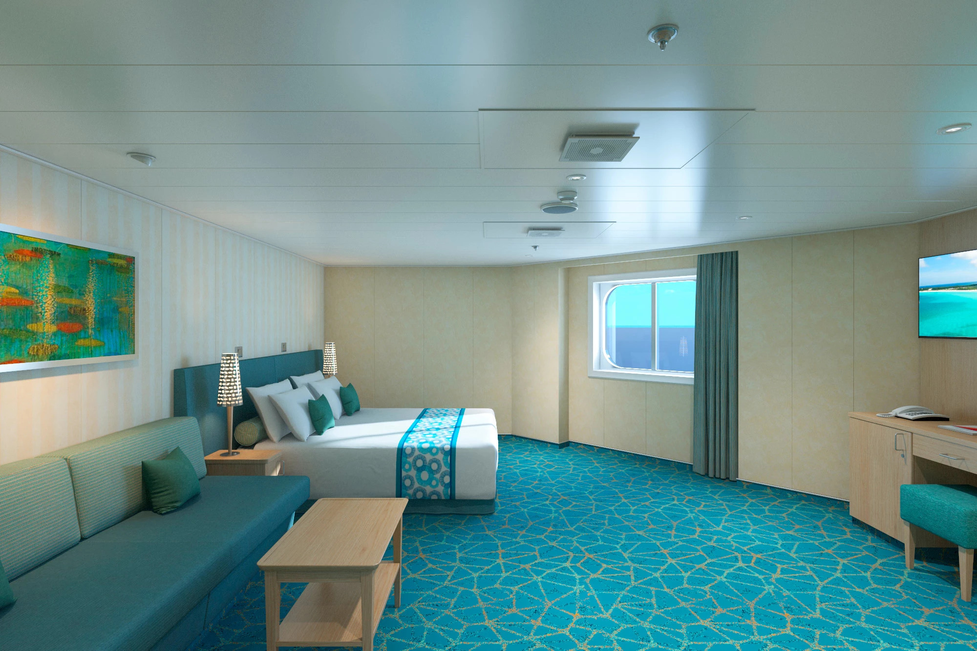 Cabine Cloud 9 avec spa et vue sur océan (vue obstruée)