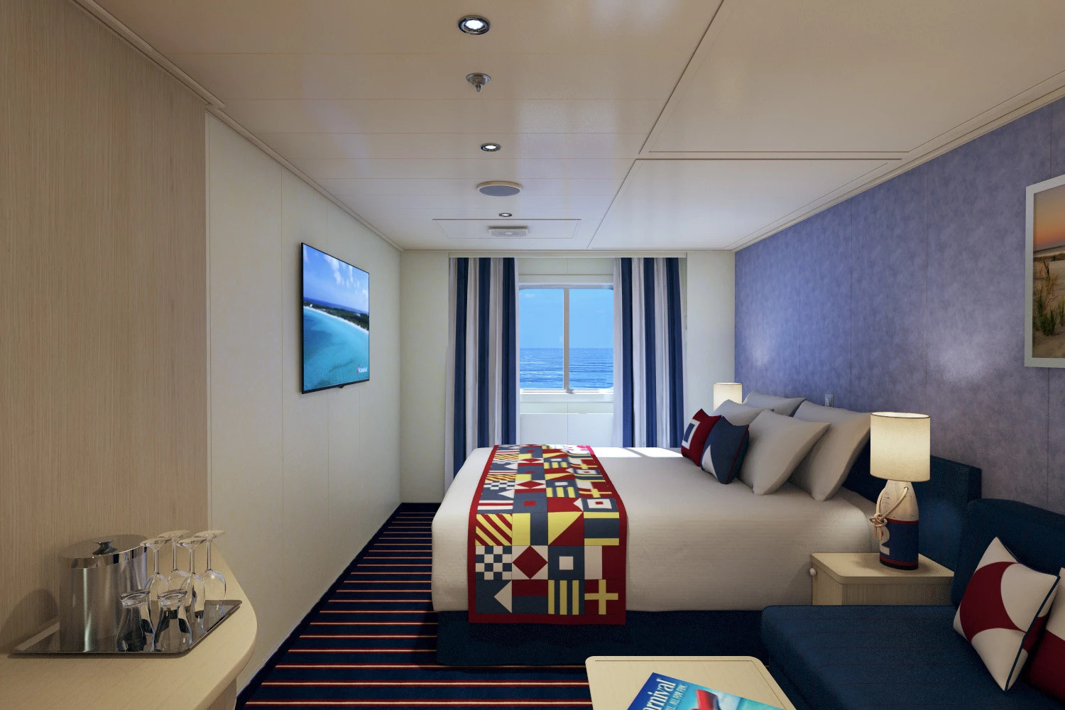 Cabine Family Harbor de luxe avec vue sur océan