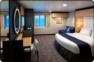 Cabine avec vue sur mer