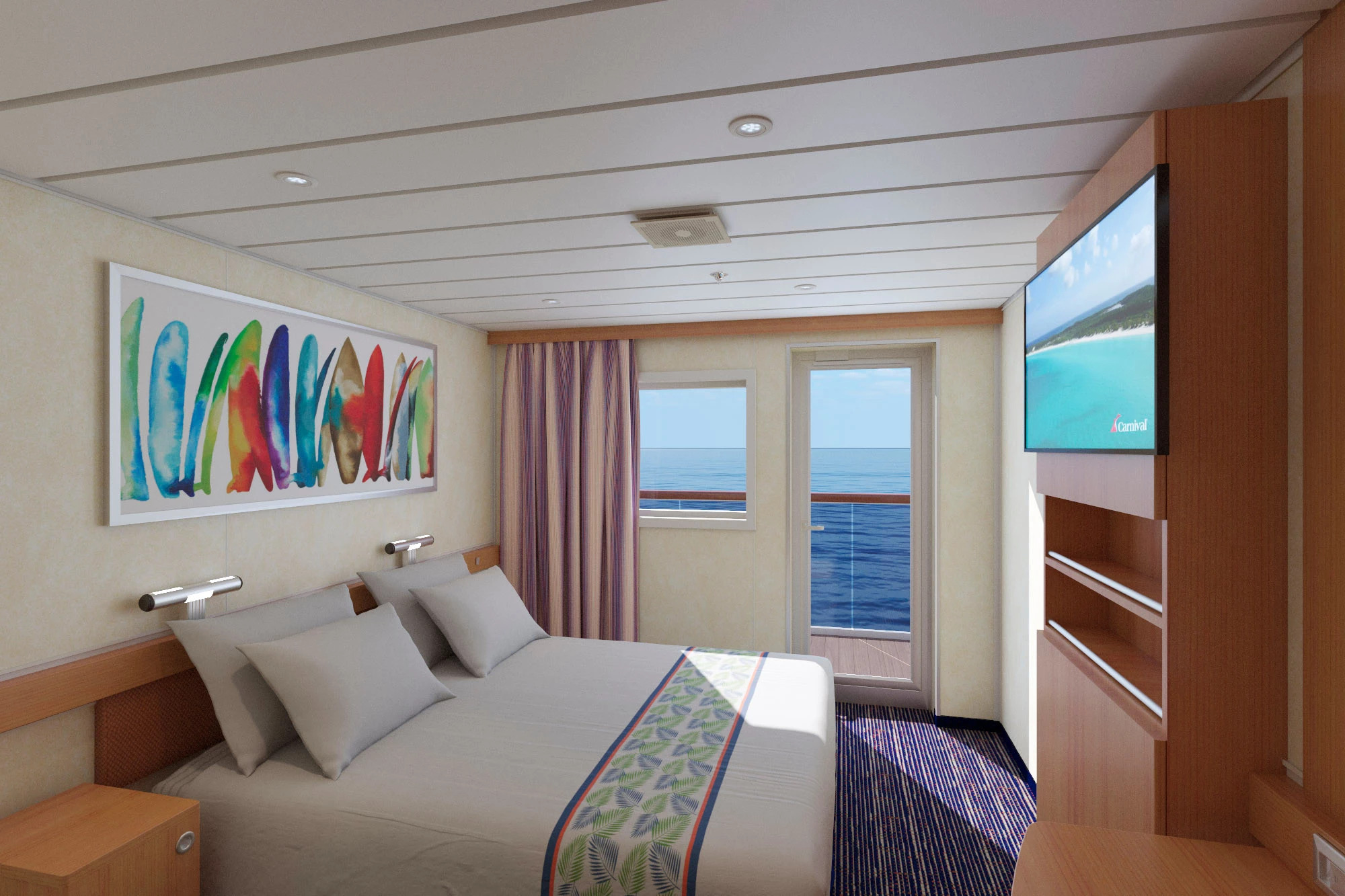 Cabine avec balcon
