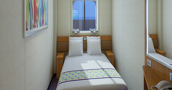 Cabine intérieure avec baie vitrée