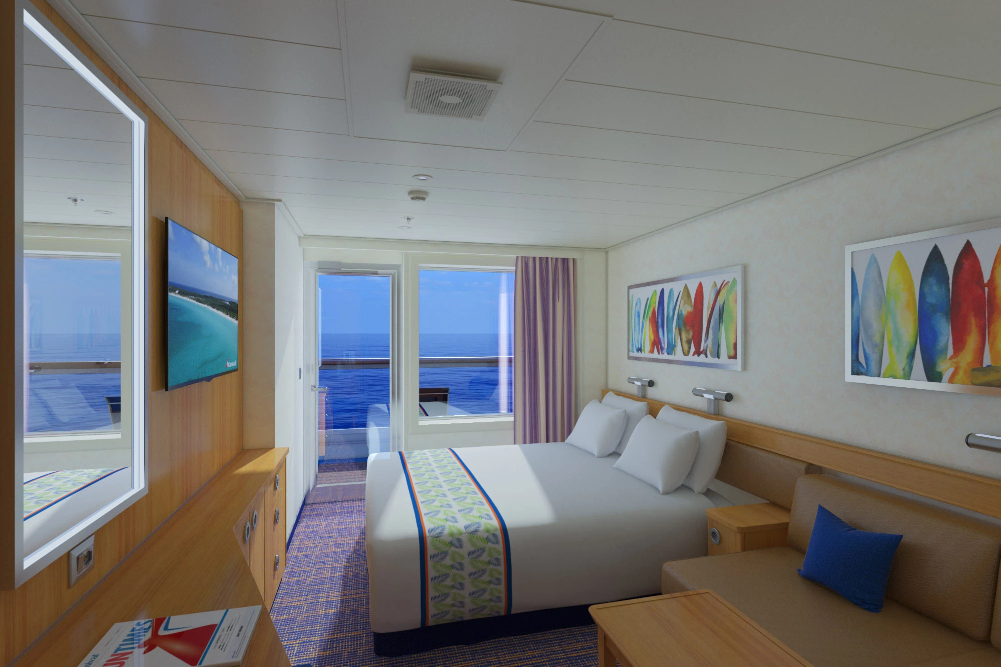 Cabine avec balcon