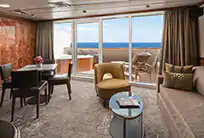 Suite du propriétaire avec grand balcon