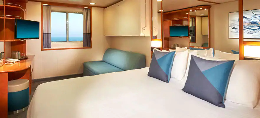 Cabine familiale avec vue sur mer