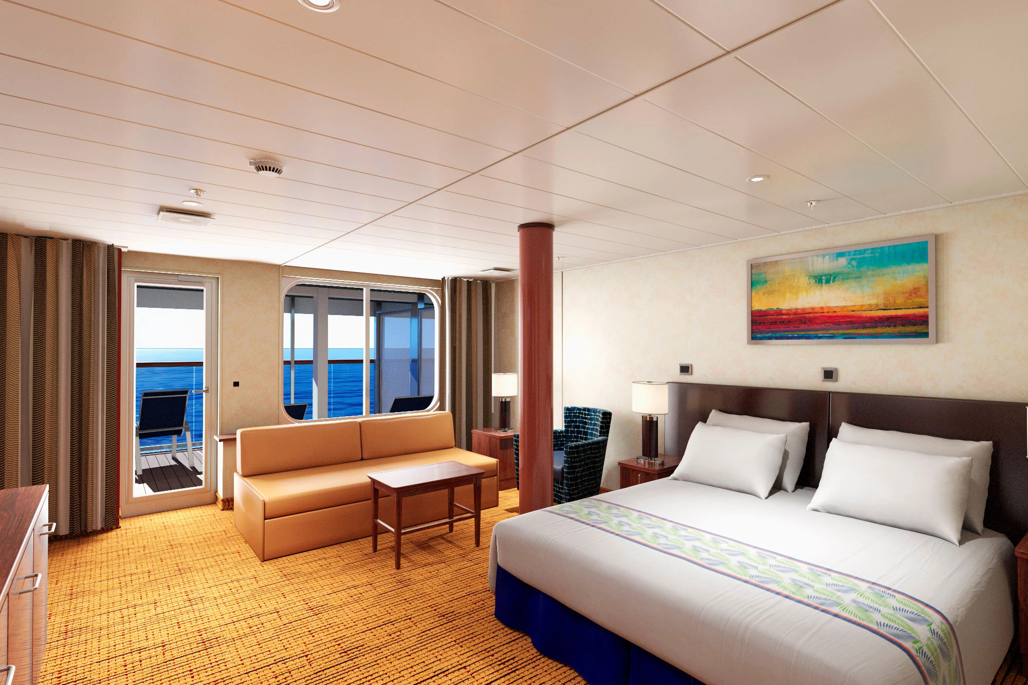 Grande suite avec grand balcon