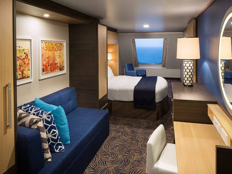 Cabine spacieuse avec vue sur mer
