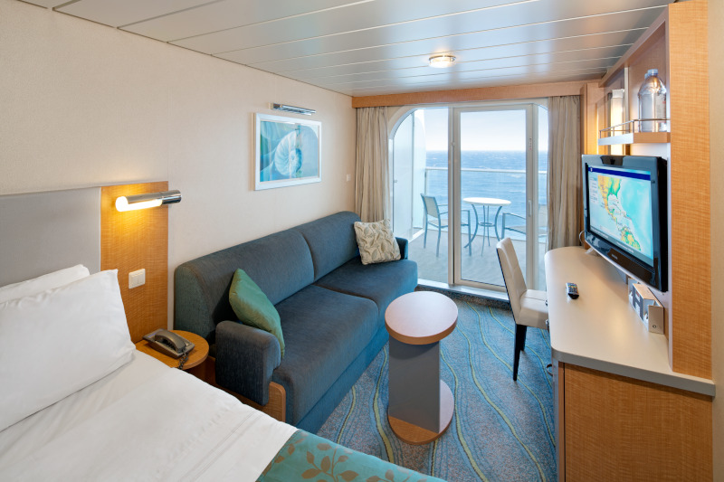 Cabine avec balcon et vue sur océan
