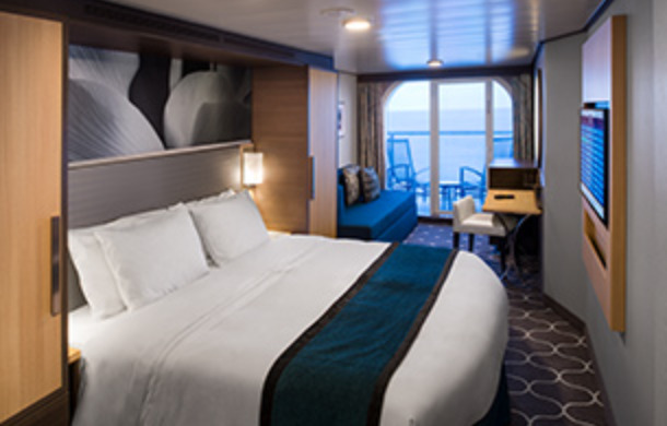 Cabine à balcon avec vue sur mer