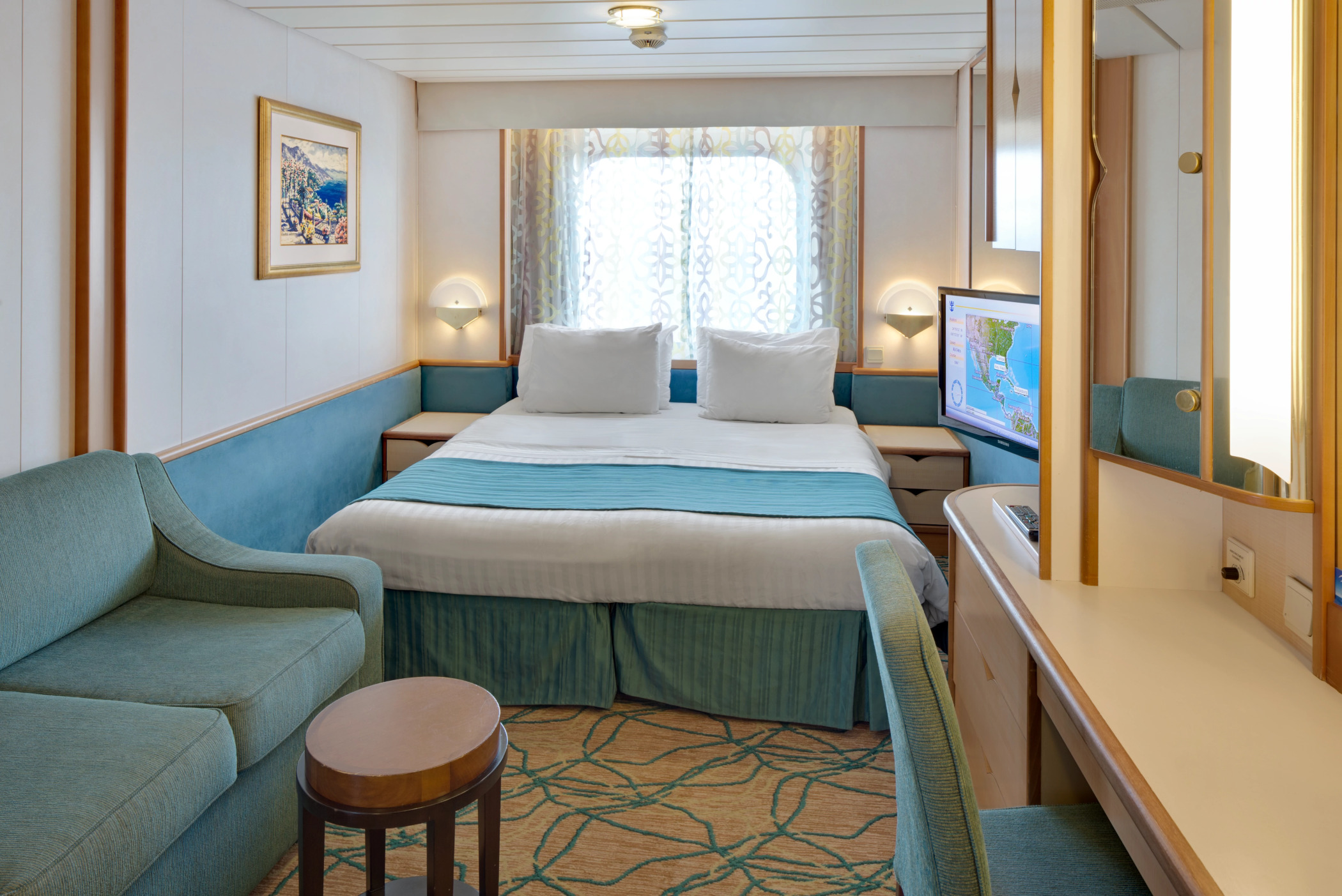 Cabine communicante avec vue sur mer